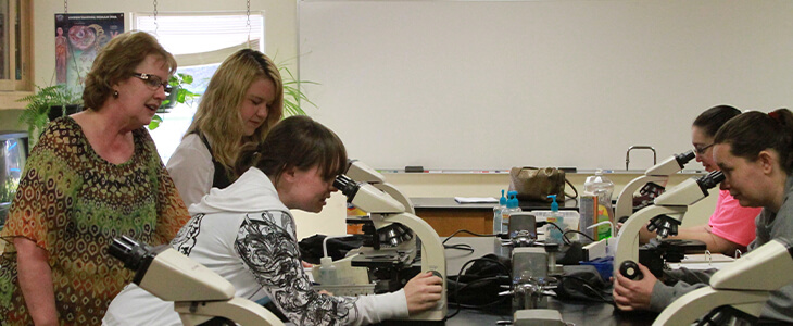 Biology classroom instruction